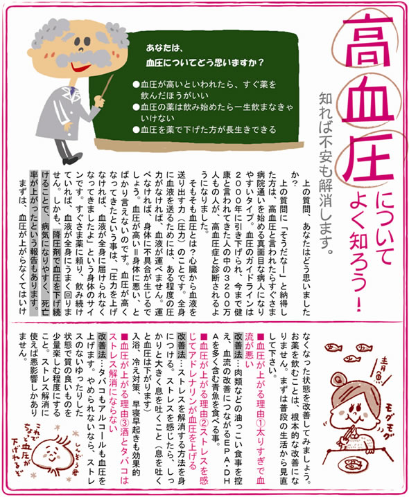 2009年3月号 高血圧についてよく知ろう！